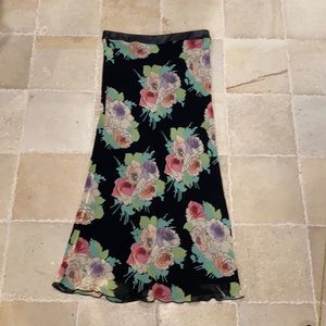 Anna Molinari skirt with leather belt sz 38